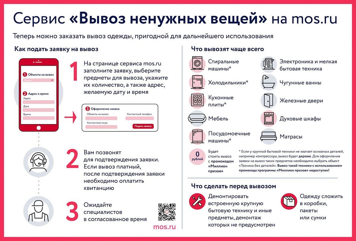 Москвичи сдали более 260 тонн одежды через сервис «Вывоз ненужных вещей»