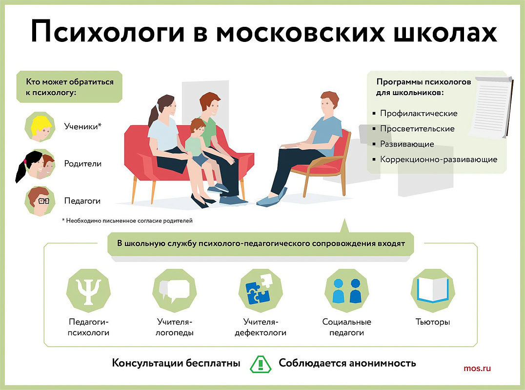 Московские школы совершенствуют систему психологической поддержки учеников