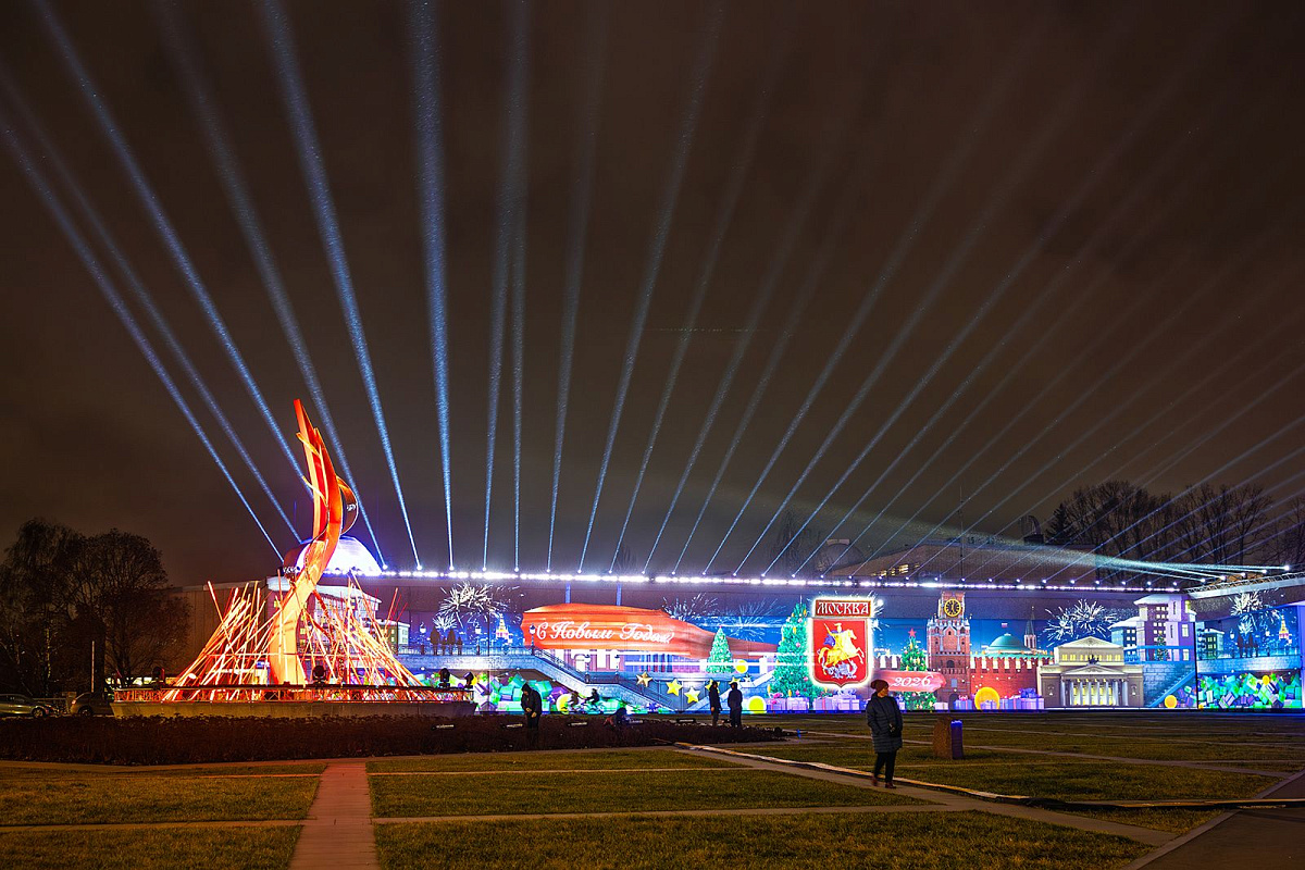 На Воробьевых горах открылась одна из главных площадок проекта «Зима в Москве»